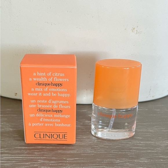 Clinique Happy Spray Perfume & 01 Black Mascara Mini 0.14 oz - Picture 4 of 7
